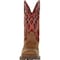 Rocky Waterproof Western Boot, 9 M, Leather, 11 in H, Tan Red RKW0316 - alternate 4